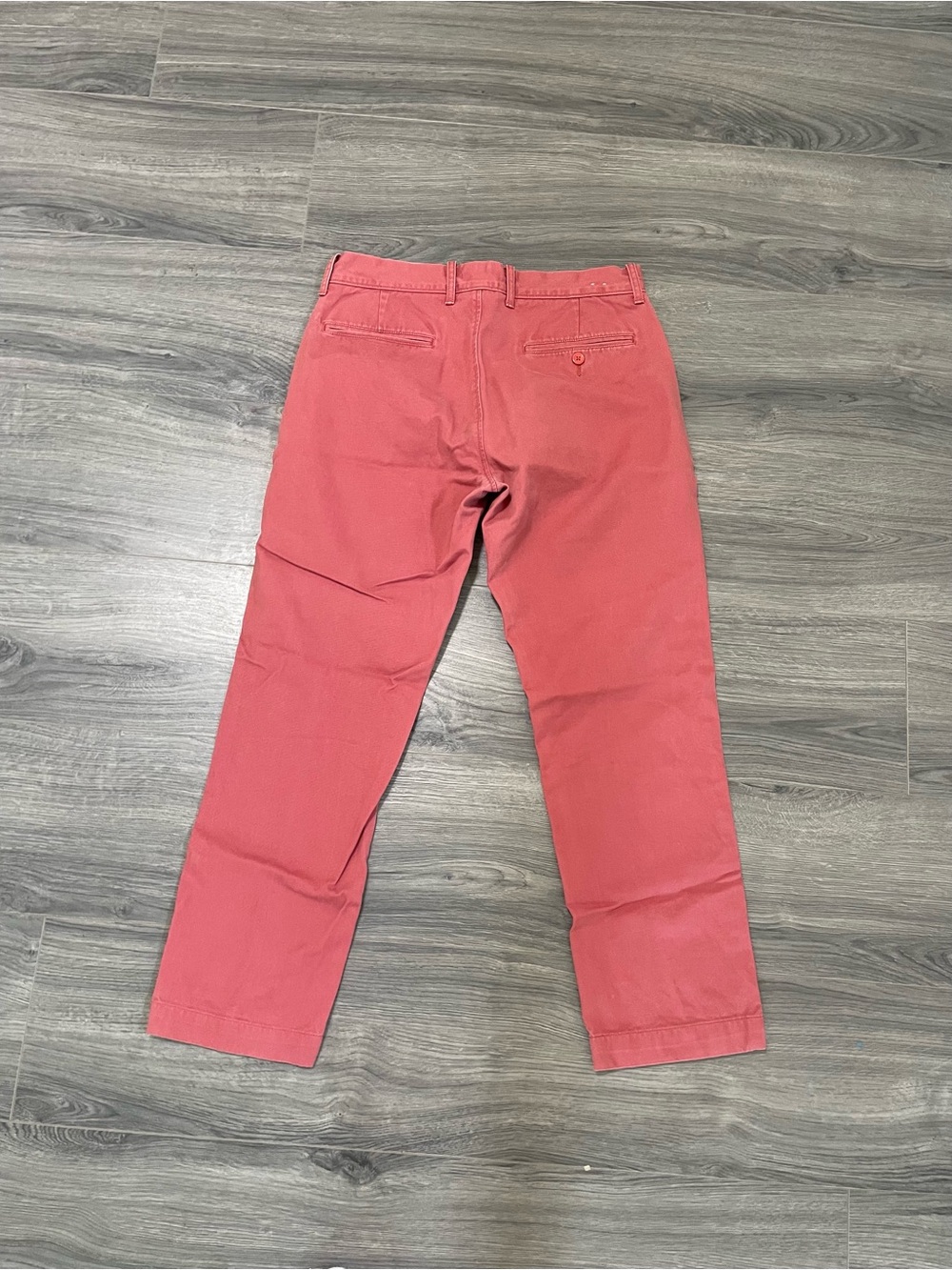 J. Crew Chinos Nantucket Red Men’s Size 31x30 Flat Front Straight Fit Khakis